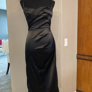 Stop Staring! Millions Dollar Baby 1940's Black Bodycon Dress Size Medium